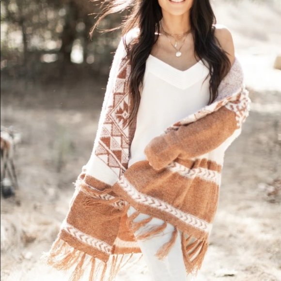 New Yellowstone Cowichan Western Cardigan Sweater - Picture 5 of 11